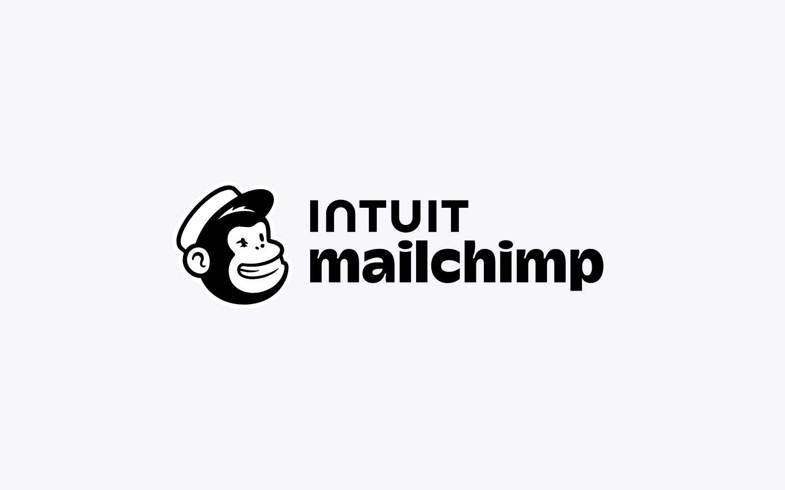 The Intuit Mailchimp logo, with the winking Freddie beside the wordmark